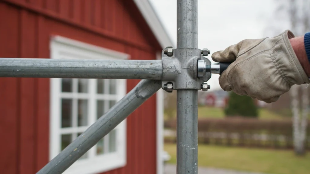 Byggställning hantverkare